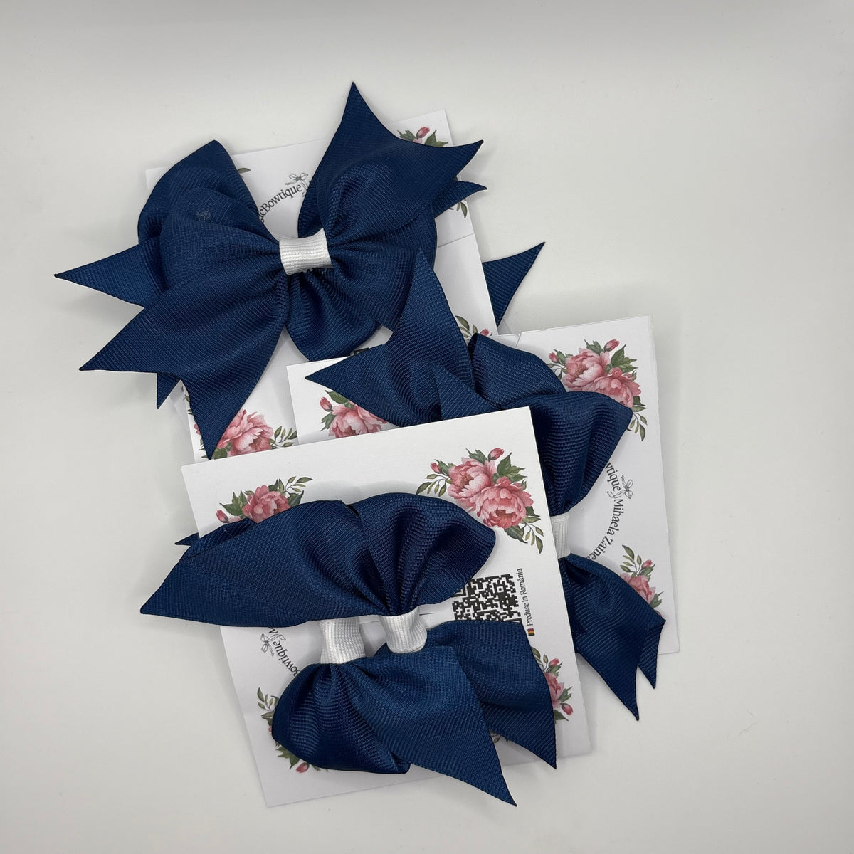 Set 2 Accesorii de păr - Fundițe model mic Clasic 🎀